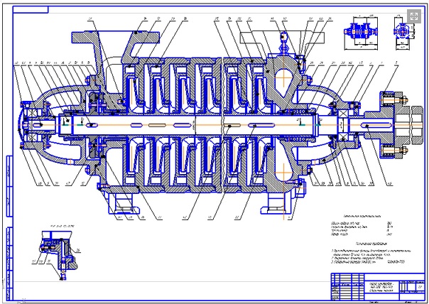 Цнс насос цнс чертеж
